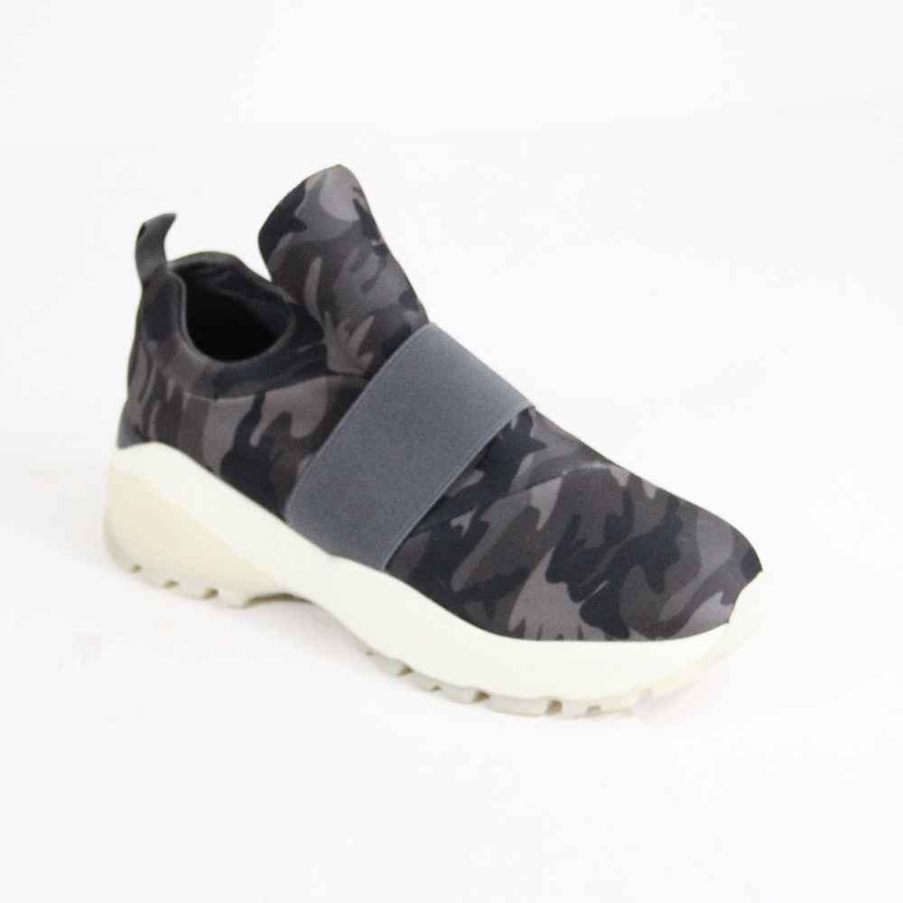 J/Slides Women Chunky Sneakers sz 8 Fashion Shoes Manic Camouflage camo